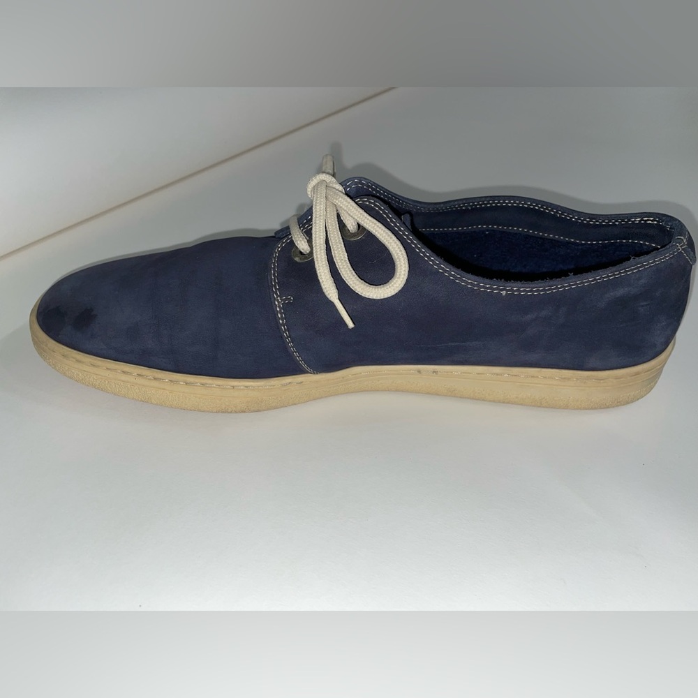 Vintage Salvatore Ferragamo Navy Blue Sneakers Size 12D - Picture 12 of 15